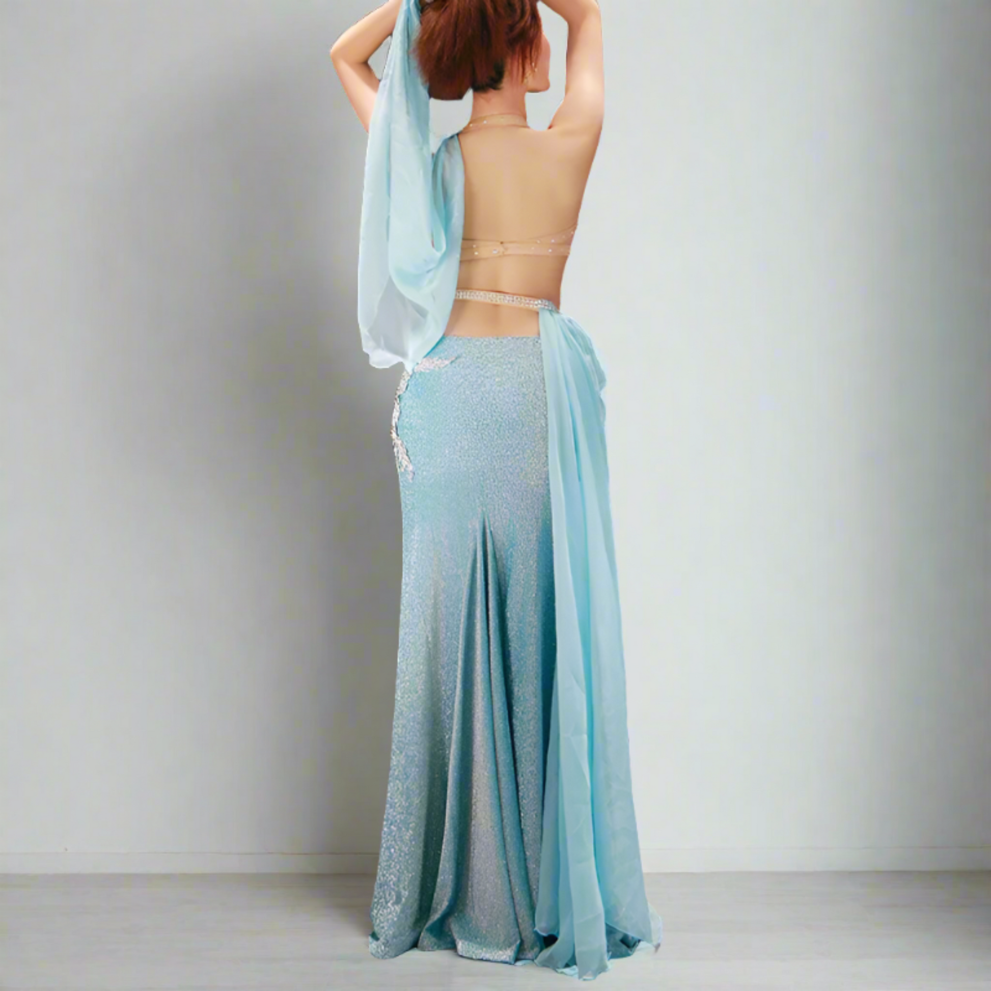 Showcasing high-end Egyptian belly dance costumes with ornate designs. Shop luxurious Badla sets, intricate bra and belt sets, and elaborately decorated outfits. Ideal for performances, our preBaladi and Saidi dancewear collection with traditional Egyptian belly dance outfits. Shop Balady costumes, Saidy costumes, folk dance costumes, oriental dance wear, & professional attire. Find Baladi dresses, Saidi gallabiyahs in a range of styles, sizes, & fabrics ideal for dance practice & performance, free shipping