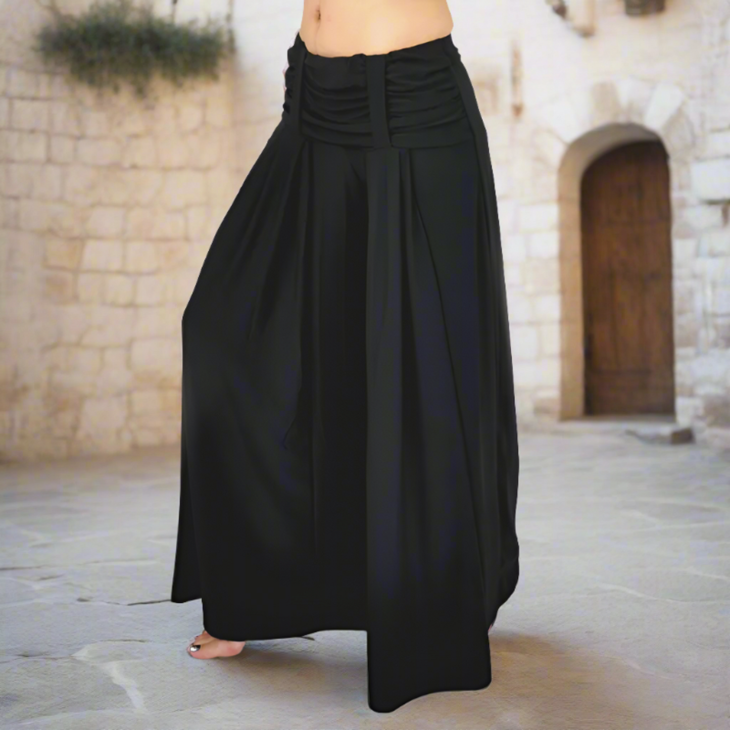 Shop our dance pants collection featuring a variety of styles for belly dance practice and performances. Find comfortable and versatile options including harem pants, yoga pants, and stretch pants. Our selection offers different cuts, colors, and fabrics designed for movement, layering, and a perfect fit for every dancer