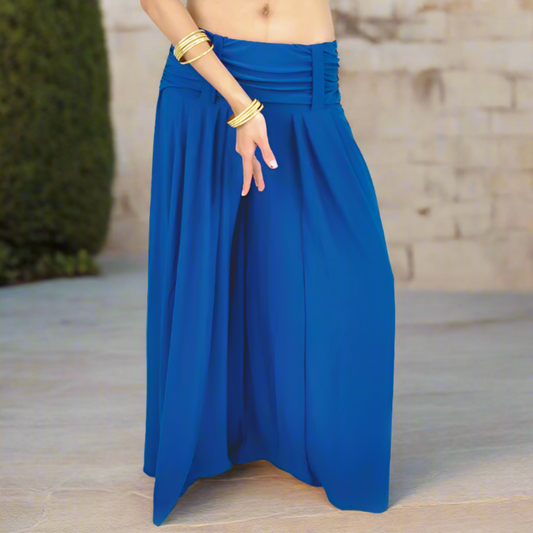 Shop our dance pants collection featuring a variety of styles for belly dance practice and performances. Find comfortable and versatile options including harem pants, yoga pants, and stretch pants. Our selection offers different cuts, colors, and fabrics designed for movement, layering, and a perfect fit for every dancer