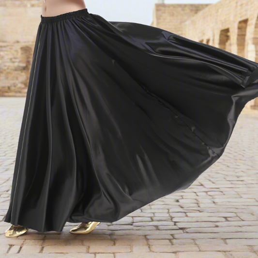 Shop our satin & chiffon skirts, belly dance skirts with 1 slit, 2 slits, & no slits. Discover elegant satin skirts, chiffon dance skirts, split skirts for belly dance costume, flowing satin and chiffon skirts, and versatile dancewear. Perfect for performances and practice, with options for every style. free shipping